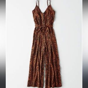 American Eagle Animal Print Jumpsuit. Size M.
